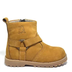 Rakerplus Chiron Hakiki Deri Sarı Fermuarlı Unisex Bebek Çizme