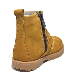 Rakerplus Chiron Hakiki Deri Sarı Fermuarlı Unisex Bebek Çizme