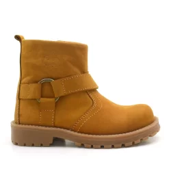 Rakerplus Chiron Hakiki Deri Sarı Fermuarlı Unisex Çocuk Çizme