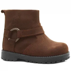 Rakerplus Chiron Hakiki Deri Tarçın Rengi Fermuarlı Bebek Çizme