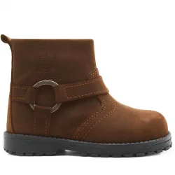 Rakerplus Chiron Hakiki Deri Tarçın Rengi Fermuarlı Bebek Çizme