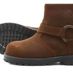 Rakerplus Chiron Hakiki Deri Tarçın Rengi Fermuarlı Bebek Çizme