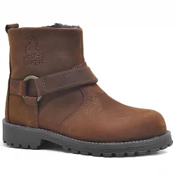 Rakerplus Chiron Hakiki Deri Tarçın Rengi Fermuarlı Çocuk Çizme