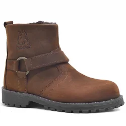 Rakerplus Chiron Hakiki Deri Tarçın Rengi Fermuarlı Çocuk Çizme