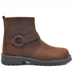 Rakerplus Chiron Hakiki Deri Tarçın Rengi Fermuarlı Çocuk Çizme