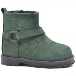 Rakerplus Chiron Hakiki Deri Yeşil Fermuarlı Unisex Bebek Bot