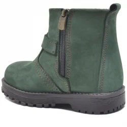 Rakerplus Chiron Hakiki Deri Yeşil Fermuarlı Unisex Bebek Bot