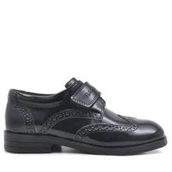 Rakerplus Cırtlı Oxford Erkek Çocuk Rugan Ayakkabı