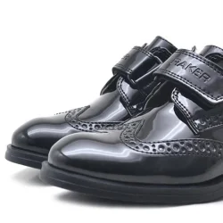 Rakerplus Cırtlı Oxford Erkek Çocuk Rugan Ayakkabı