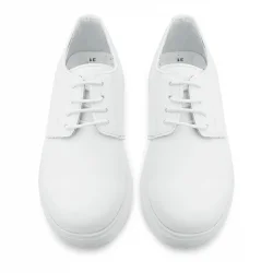 Rakerplus Derby Beyaz Cilt Yüksek Taban Çocuk Klasik Ayakkabı