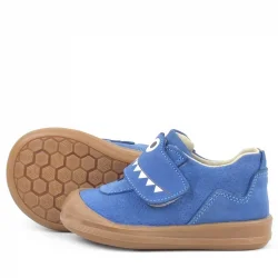 Rakerplus Dino Hakiki Deri Lacivert Yüksek Bilekli Bebek Ayakkabı