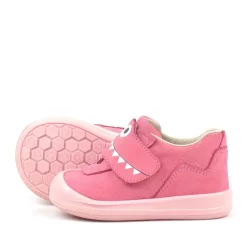 Rakerplus Dino Hakiki Deri Pembe Yüksek Bilekli Bebek Ayakkabı