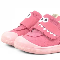 Rakerplus Dino Hakiki Deri Pembe Yüksek Bilekli Bebek Ayakkabı