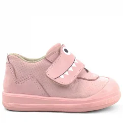 Rakerplus Dino Hakiki Deri Pudra Yüksek Bilekli Bebek Ayakkabı