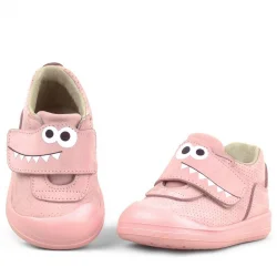 Rakerplus Dino Hakiki Deri Pudra Yüksek Bilekli Bebek Ayakkabı