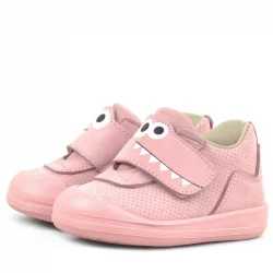 Rakerplus Dino Hakiki Deri Pudra Yüksek Bilekli Bebek Ayakkabı