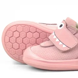 Rakerplus Dino Hakiki Deri Pudra Yüksek Bilekli Bebek Ayakkabı