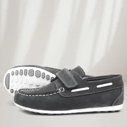 Rakerplus Feniks Hakiki Deri Gri Günlük Erkek Çocuk Ayakkabı