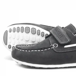 Rakerplus Feniks Hakiki Deri Gri Günlük Erkek Çocuk Ayakkabı