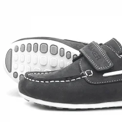 Rakerplus Feniks Hakiki Deri Gri Günlük Erkek Çocuk Ayakkabı