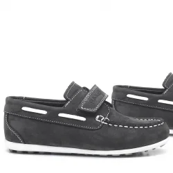 Rakerplus Feniks Hakiki Deri Gri Günlük Erkek Çocuk Ayakkabı