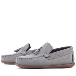 Rakerplus Gri Erkek Çocuk Makosen Ayakkabı