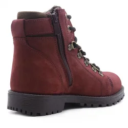 Rakerplus Griffon Hakiki Deri Bordo Fermuarlı Bot