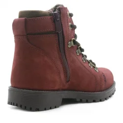 Rakerplus Griffon Hakiki Deri Bordo Fermuarlı Çocuk Bot