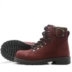 Rakerplus Griffon Hakiki Deri Bordo Fermuarlı Çocuk Bot