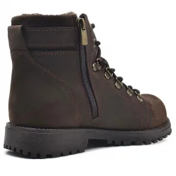 Rakerplus Griffon Hakiki Deri Fermuarlı Kışlık Çocuk Bot