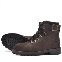 Rakerplus Griffon Hakiki Deri Fermuarlı Kışlık Çocuk Bot