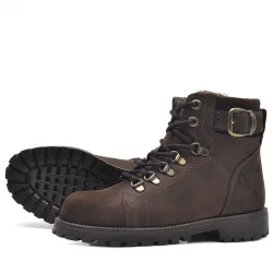 Rakerplus Griffon Hakiki Deri Fermuarlı Kışlık Çocuk Bot