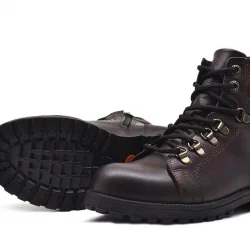 Rakerplus Griffon Hakiki Deri Fermuarlı Kışlık Çocuk Bot