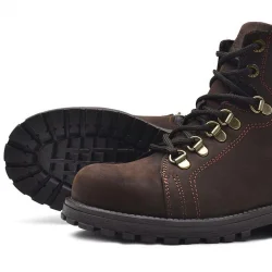 Rakerplus Griffon Hakiki Deri Fermuarlı Kışlık Çocuk Bot