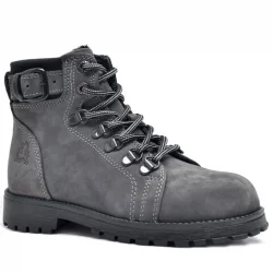 Rakerplus Griffon Hakiki Deri Fermuarlı Kışlık Unisex Çocuk Bot