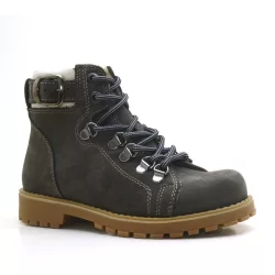 Rakerplus Griffon Hakiki Deri Fermuarlı Kışlık Unisex Çocuk Bot