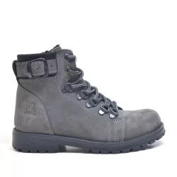 Rakerplus Griffon Hakiki Deri Fermuarlı Kışlık Unisex Çocuk Bot
