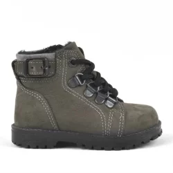 Rakerplus Griffon Hakiki Deri Fermuarlı Kışlık Unisex Çocuk Bot