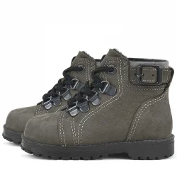 Rakerplus Griffon Hakiki Deri Fermuarlı Kışlık Unisex Çocuk Bot