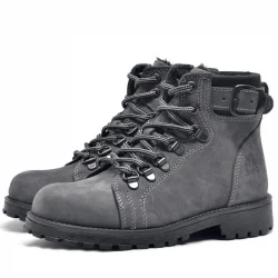 Rakerplus Griffon Hakiki Deri Fermuarlı Kışlık Unisex Çocuk Bot