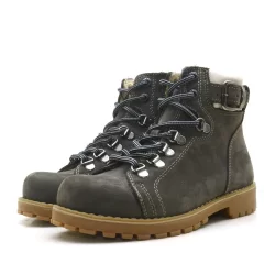 Rakerplus Griffon Hakiki Deri Fermuarlı Kışlık Unisex Çocuk Bot