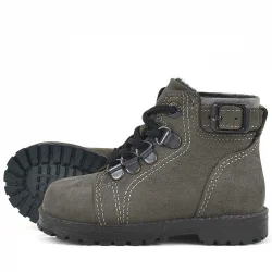 Rakerplus Griffon Hakiki Deri Fermuarlı Kışlık Unisex Çocuk Bot