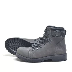 Rakerplus Griffon Hakiki Deri Fermuarlı Kışlık Unisex Çocuk Bot