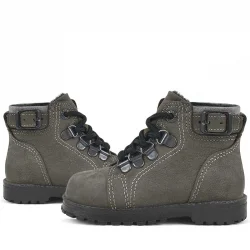 Rakerplus Griffon Hakiki Deri Fermuarlı Kışlık Unisex Çocuk Bot