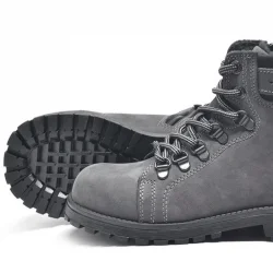 Rakerplus Griffon Hakiki Deri Fermuarlı Kışlık Unisex Çocuk Bot