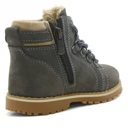 Rakerplus Griffon Hakiki Deri Gri Kürklü Bebek Bot