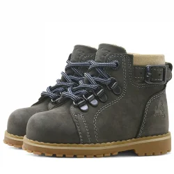 Rakerplus Griffon Hakiki Deri Gri Kürklü Bebek Bot