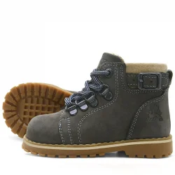 Rakerplus Griffon Hakiki Deri Gri Kürklü Bebek Bot