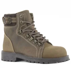 Rakerplus Griffon Hakiki Deri Kum Fermuarlı Kışlık Çocuk Bot