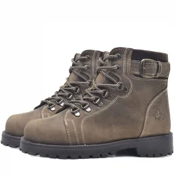 Rakerplus Griffon Hakiki Deri Kum Fermuarlı Kışlık Çocuk Bot